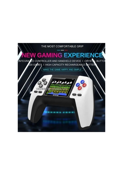Renkli Ekranlı 520 Nostalji Oyunlu Gaming Kablosuz Gamepad Oyun Kolu Atari Tv Uyumlu Game Stick Beyaz - 646695793