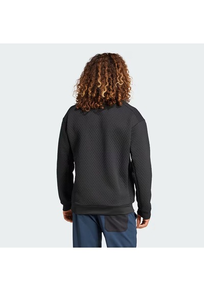 Adidas Black Erkek Kapşonlu Sweat Xpl Crew Neck Ix3941 001