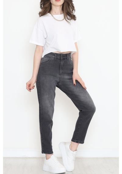 Mokashopin - Boyfriend Kot Pantolon Füme3 - 8756.1431. 001