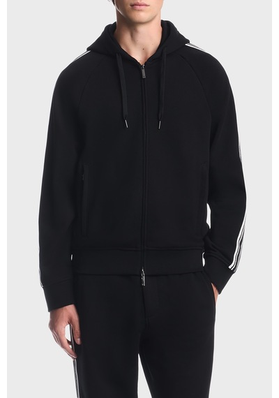 Emporio Armani %100 Pamuk Fermuar Ve Cepli Sweat Erkek Sweat Em006849 Af13713 Uc001 Siyah