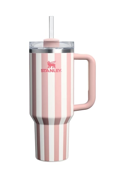 The Quencher H2.0 Flowstate Tumbler Pipetli Termos Peach Whip Cabana Gloss 1.18 Litre Pembe