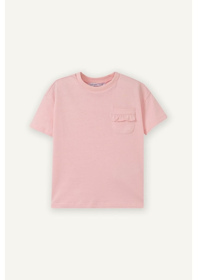 Defacto Cepli Pembe Kız Bebek T-shirt B7543a5/pn636 Pembe