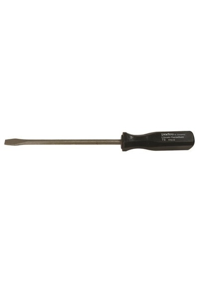 Tornavida Düz Siyah Saplı No72x175x8 Alman Padre