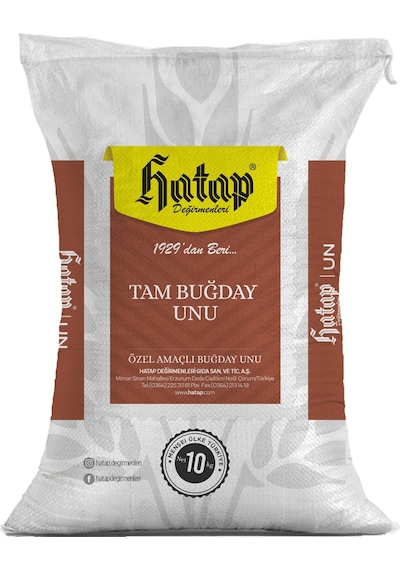 Hatap Tam Buğday Unu 10 KG Hatap Tam Buğday Unu 10 KG