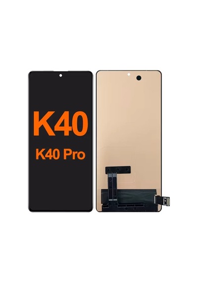 Xiaomi Uyumlu Redmi K40 Lcd Ekran Dokunmatik Siyah Çıtasız Oled