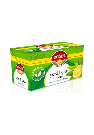 Doğuş Limonlu Yeşil Süzen Poşet Çay 20 x 1.75 G