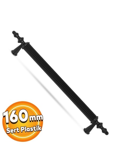 Zirve Kulp Siyah 160 Mm Plastik Siyah Siyah