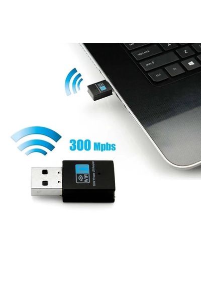 6040 Usb Adaptör Alıcı Kablosuz Wifi Adaptör Mini 300 Mbps Realtek Rtl8192eu Chipset
