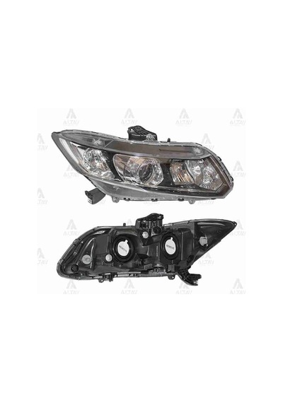 DEPO 117-1110R-LEMN2 Ön Far Sağ- Siyah - Honda Civic 11-