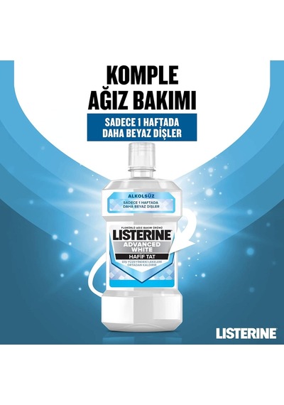 Advanced White, Hafif Tat Ağız Bakım Suyu, 250ml