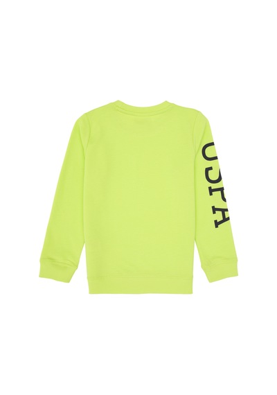 U.S. Polo Assn. Erkek Çocuk Yeşil Basic Bisiklet Yaka Sweatshirt 50313831-VR020 U.S. Polo Assn. Erkek Çocuk Yeşil Basic Bisiklet Yaka Sweatshirt 50313831-VR020