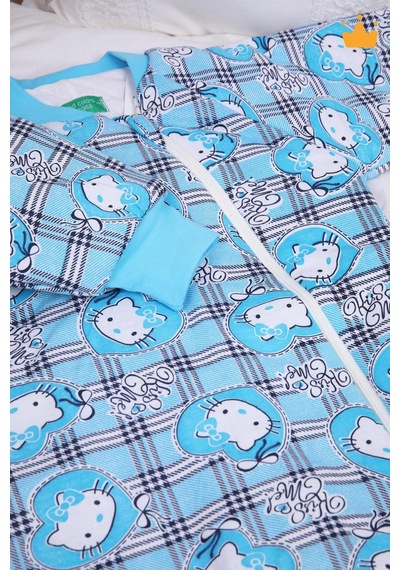 Babyhola 2-9 Yaş Kalın Elyaf Dolgulu 2.5 Tog Premium Kalite Çocuk Uyku Tulumu 23504 Buz Mavisi
