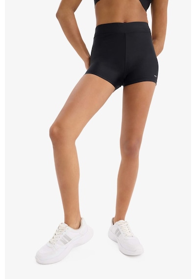 DeFactoFit Slim Fit Dar Kesim Sporcu Deniz Şortu B6397AX25HSBK81 Siyah