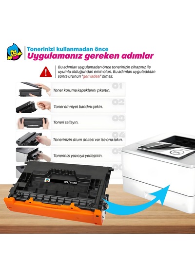 Hp 147x W1470x Uyumlu Toner - Çipli 2'li Paket / Laserjet Enterprise Flow Mfp M634 / M635 / M636 / M610 / M611 / M612 / M634 / M635 / M636