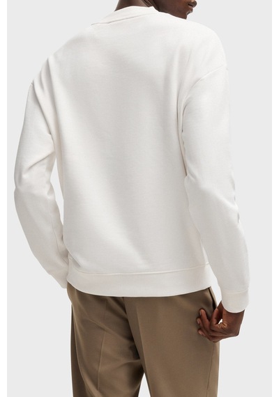 Hugo Erkek Sweat 50525892 102 Beyaz Beyaz