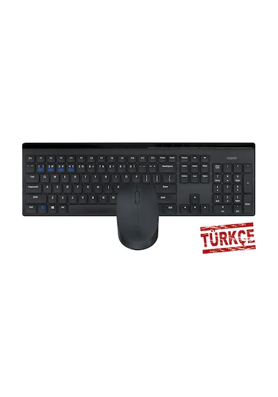 Rapoo 8110m Multi-mode Wireless Kablosuz Klavye Mouse Set