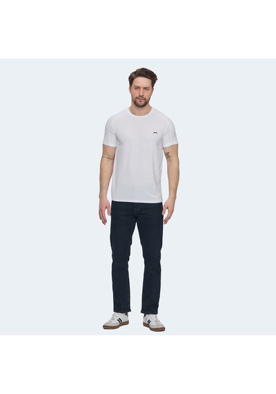 Slazenger VISHAL KTN Erkek  Beyaz Tişört