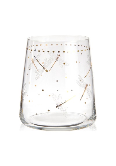 Raklee Dragonfly 4'lü Su Bardağı - Renkli - 420 Ml