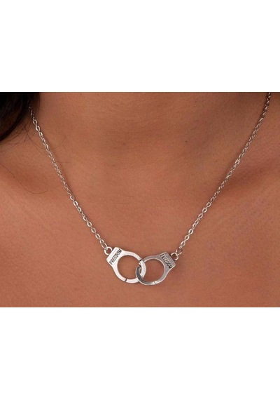 Freedom Kelepçe Kolye 91740440 Beyaz
