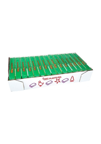 Jovı 71u 150gr Kurumayan Oyun Hamuru Açık Yeşil - 15'li Kutu Rengarenk