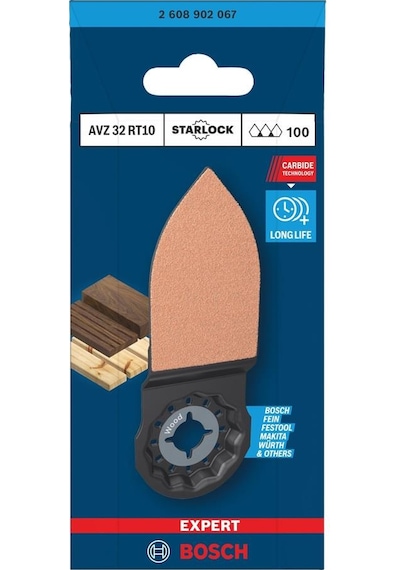 Bosch Expert Avz 32 Rt10 100 Kum Ahşap Zımpara Ucu Starlock 2608902067