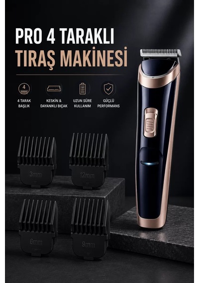 Paslanmaz Çelik Bıçaklı Hassas Çelik Bıçaklı Tıraş Makinesi Mh-hs8231-9653