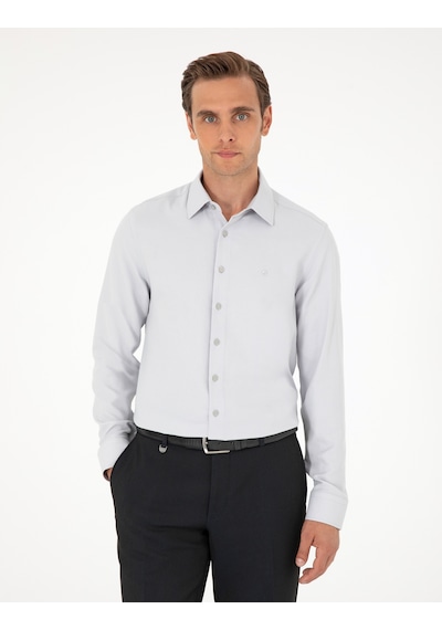 Pierre Cardin Erkek Gri Gömlek Desenli 50294742-vr024 Gri