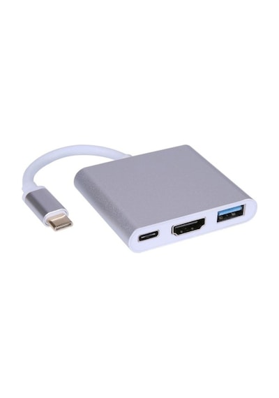 Daytona Cf01 4K Type C To 3 Portlu Hdmı-Usb Çevirici Adaptör