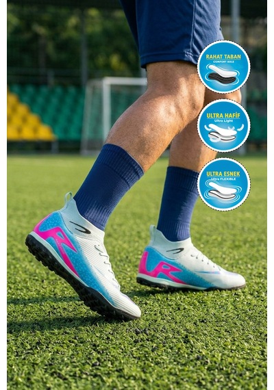 Walkway Laliga 610 Süperfly M Su Yeşili-mavi Erkek Halı Saha Ayakkabısı