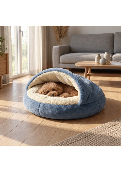 Kanguru Model Yuvarlak Kedi/köpek Yatağı
