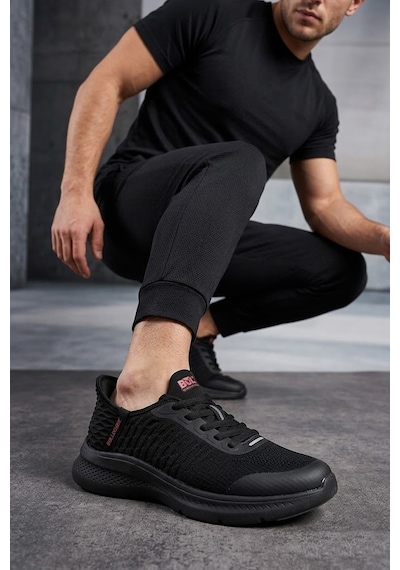 Bulldozer Buldozer 261426 Erkek Klasik Sneaker Siyah