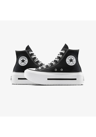 Converse Chuck Taylor All Star Lift Double Stack Kadın Günlük Spor Ayakkabı C-cona12975b10001 Siyah