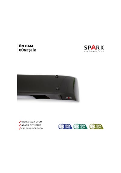 Peugeot Boxer 2006-2014 Yıl Aralığı Uyumlu Ön Cam Güneşlik Siyah