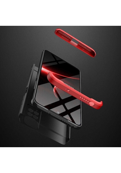 Xiaomi Redmi Note 11S Kilif 3 Parçali Lens Tam Koruma Gkk Kapak 505376264