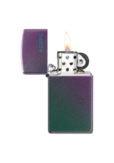 Zippo 49267 Slim Iridescent Zippo Logo Çakmak Çok Renkli