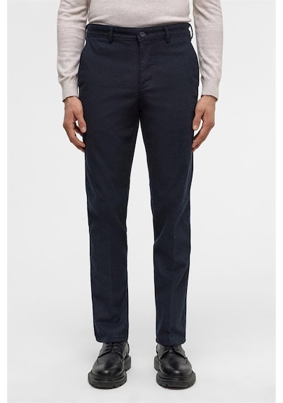 Süvari Lacivert Regular Armürlü Pantolon Pn2016600187-m09 Lacivert