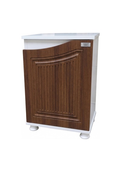 Kanki Pet West Seri Beyaz-ceviz Akvaryum Sehpası 41x39x69 Cm West4139b-cvz1