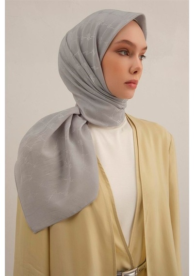 Armine Lyocell Eşarp 4- 23 Gri