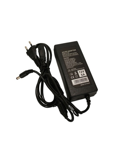 HazarLed 12V 5A IP20 Plastik Kasa İç Mekan Masa Tipi Laptop Tipi Adaptör
