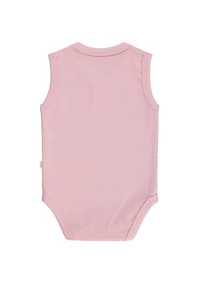 Civil Baby Düz Renkli 3-36 Ay Çıtçıtlı Badi - Pembe