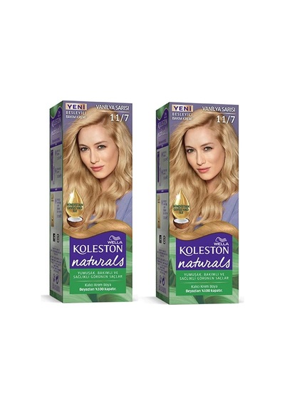 Hubrendy Tedarik Naturals Saç Boyası Vanilya Sarısı 11/7 2x Paket