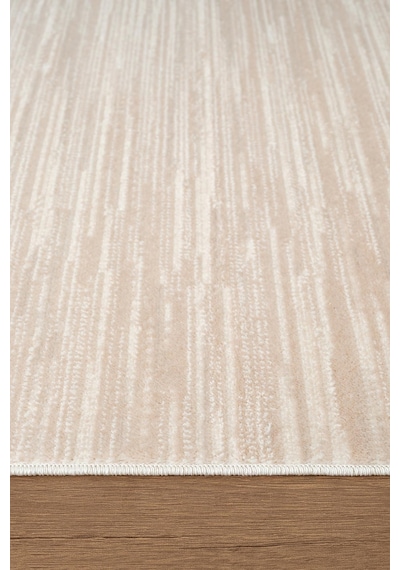 Icon Ic005b Bej Modern Desenli Akrilik Pamuk Tabanlı 4 Mevsim Salon Koridor Oturma Oda Halısı-750 Bej