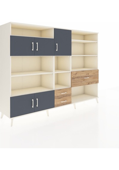 Hyperion Dolap 13 Raflı 3 Çekmeceli 5 Kapaklı 220x44x163 Aytaşı-a Aytaşı-antrasit/çam Hyperion Dolap 13 Raflı 3 Çekmeceli 5 Kapaklı 220x44x163 Aytaşı-a Aytaşı-antrasit/çam