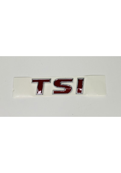 Vw Tiguan 2012 - 2016 Tsi Üç Kırmızı Arka Bagaj Yazısı