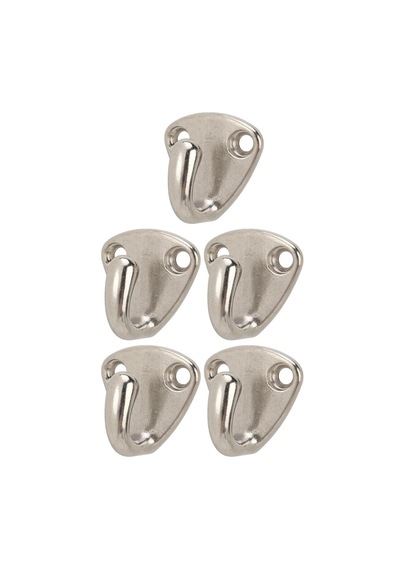 5'li Tekli Mini Askı. Tekne Güverte Askısı. Sarı Crome Kaplı