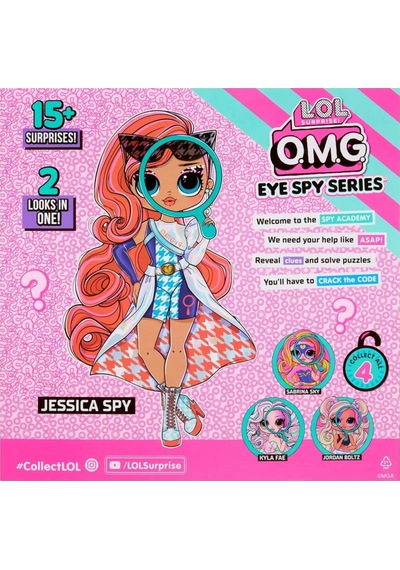 Lol Surprise Omg Eye Spy Serisi Jessica Spy Moda Bebek Ve Aksesuar Seti
