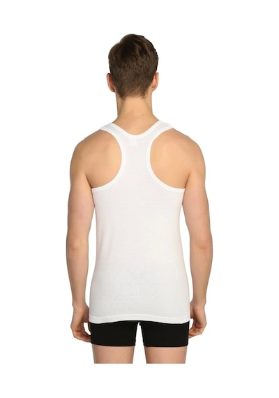Star 203 Erkek Modal Çapraz Atlet - Beyaz - 3xl Beyaz