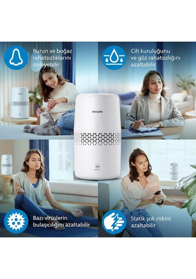 Philips Nemlendirici 2000 Serisi, Hijyenik Nemlendirme,%99,97 Dah