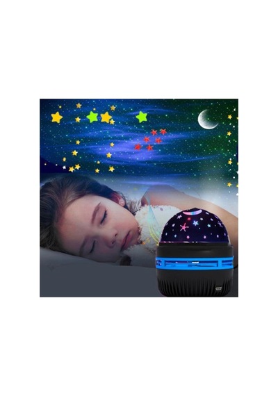 Herşeytrend Mini Yıldız Işığı Gece Lambası Çok Renkli