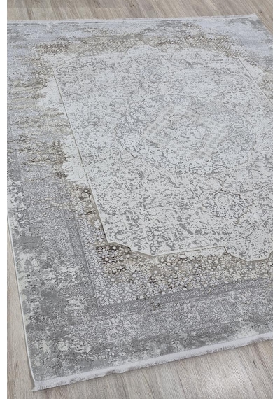 Oscar Yumuşak Yüzey 100 Tarak Özel Polyester Halı Osc 3202 Bej E Bej